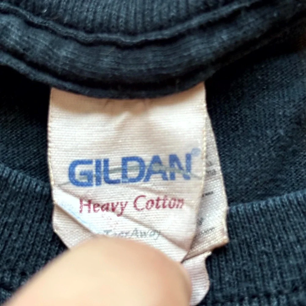 EMS Graphic T-Shirt Mens XL Black Pink Distressed Logo Medical EMT Gildan Heavy - Picture 4 of 7